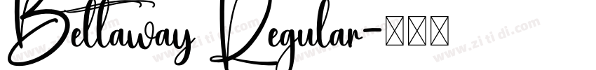 Bettaway Regular字体转换